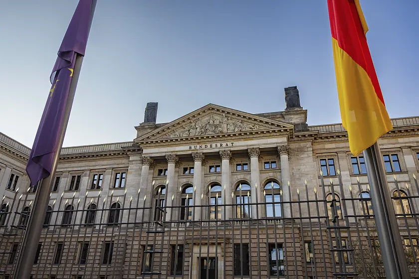 Blick auf den Bundesrat. Blick auf den Bundesrat.