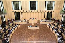 Blick in den Plenarsaal - Bundesrat | Frank Bräuer Blick in den Plenarsaal - Bundesrat | Frank Bräuer