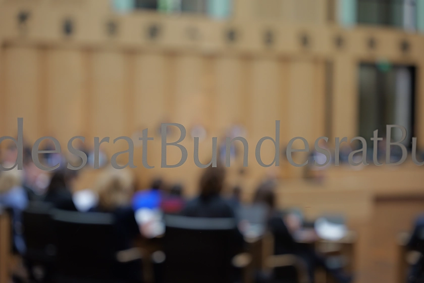 Blick in den Plenarsaal