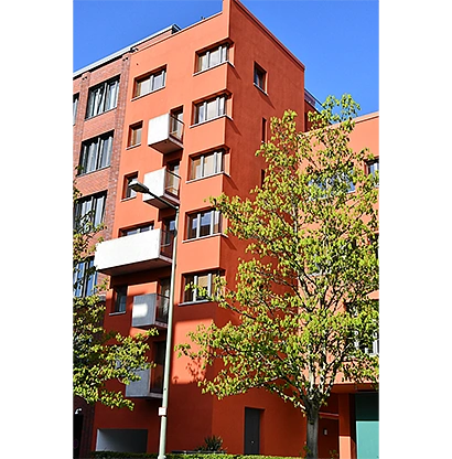 Blick auf das Gästehaus 
