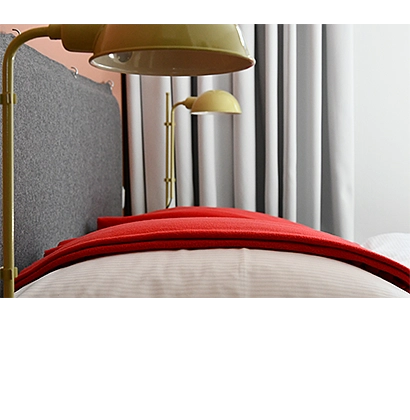Blick ins Schlafzimmer