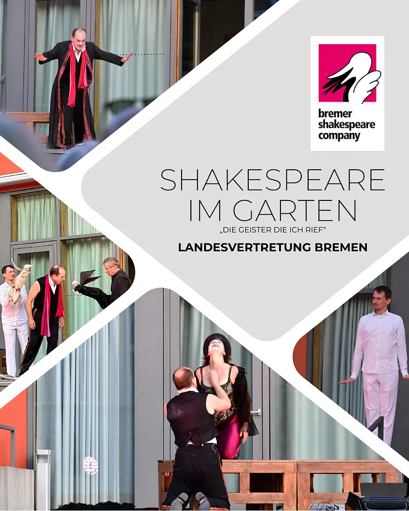 Eindrücke von der Veranstaltung "Shakespeare im Garten" in der Landesvertretung Bremen Eindrücke von der Veranstaltung "Shakespeare im Garten" in der Landesvertretung Bremen
