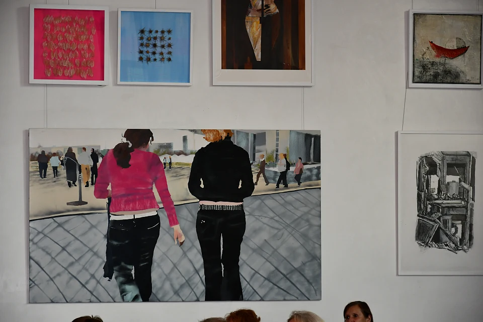 Vernissage zur Ausstellung "BIK Galerie 149 zu Gast in Berlin"