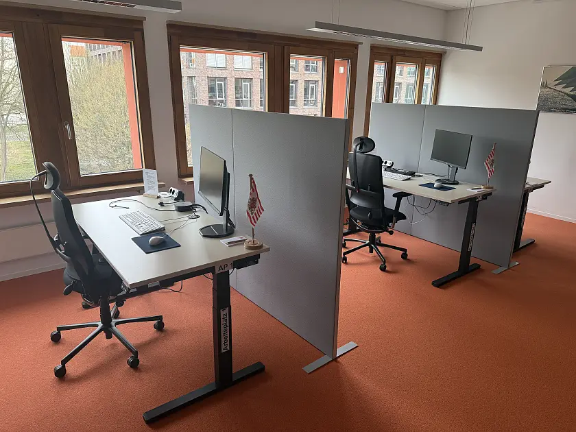 Blick auf den Co-Working-Space Landesvertretung Bremen