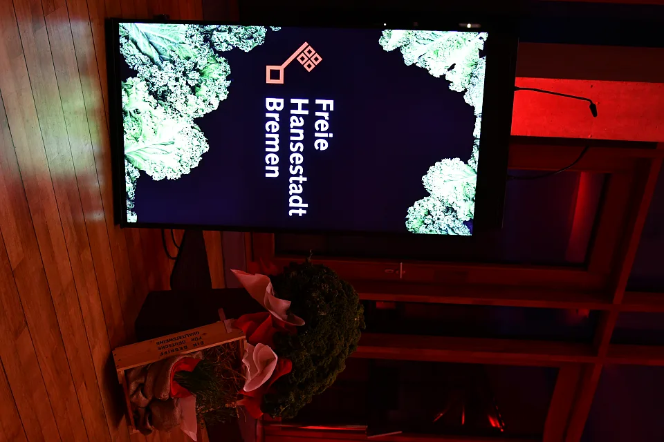 Rednerpult Landesvertretung Bremen