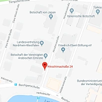 Anfahrtsskizze zur Landesvertretung Bremen