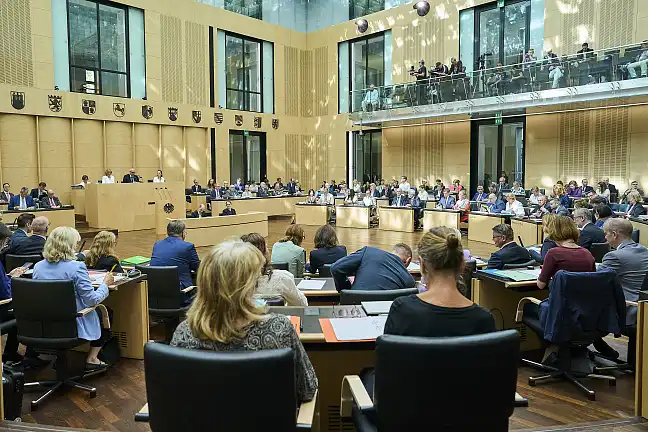 Blick in das Bundesratsplenum