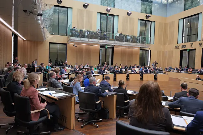 Blick in das Bundesratsplenum